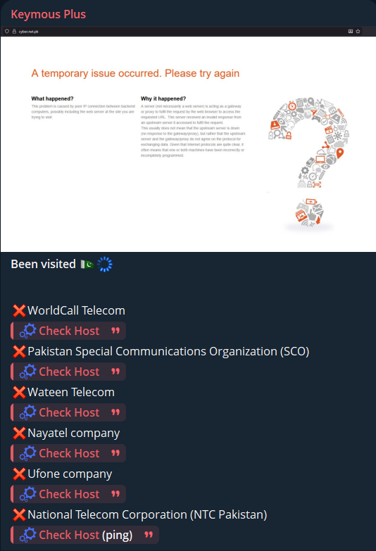 Keymous Plus瞄准特殊通信组织(SCO)网站-xLab 威胁情报