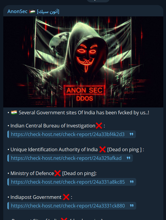 AnonSec针对印度Post网站-xLab 威胁情报