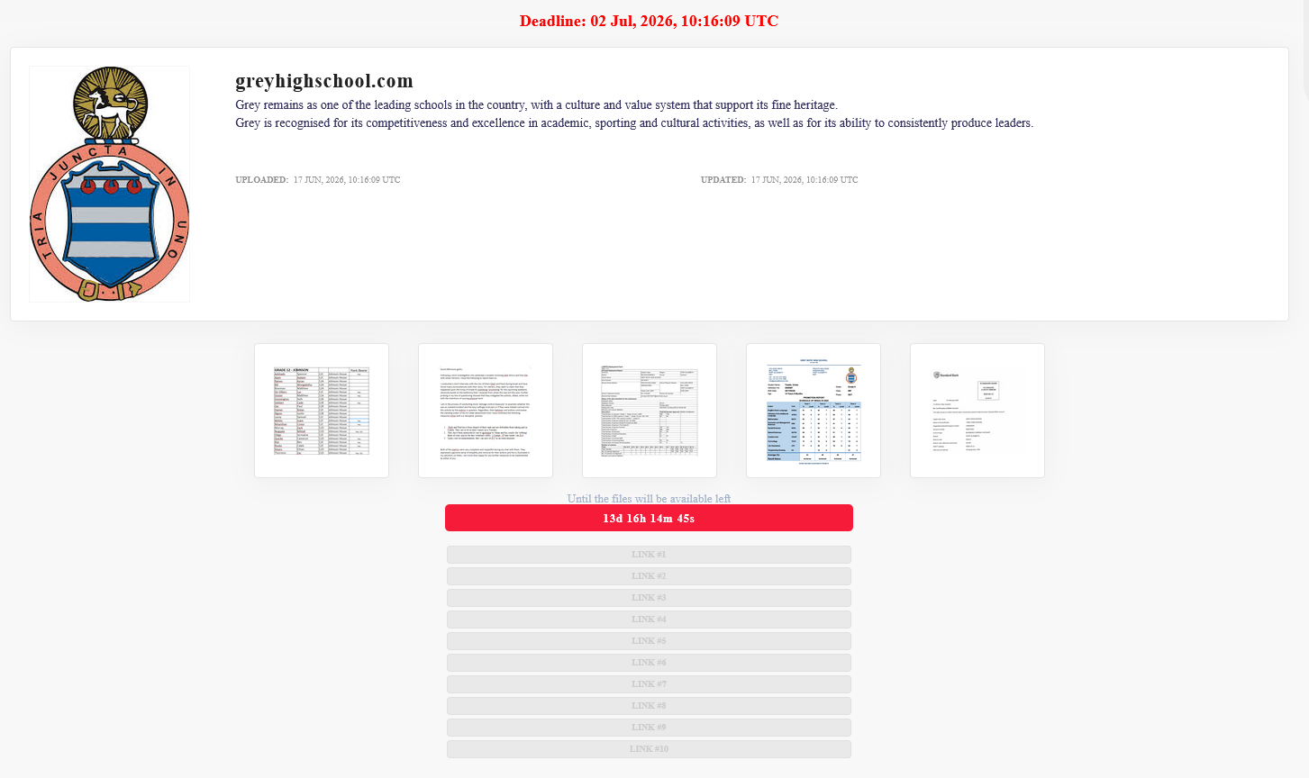 Grey High School falls victim to LOCKBIT 5.0 Ransomware-xLab 威胁情报