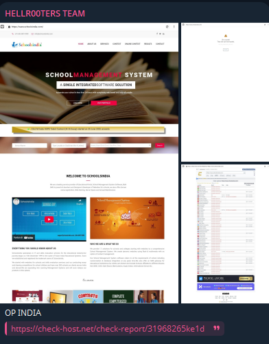HellR00ters团队瞄准印度学校网站-xLab 威胁情报