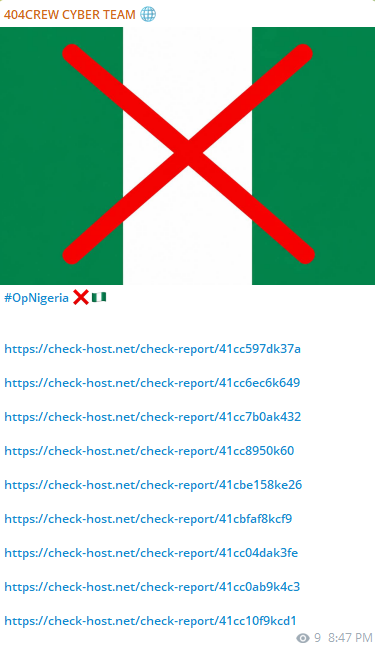 404 CREW CYBER TEAM targets the website of National Institute for Legislative and Democratic Studies-xLab 威胁情报