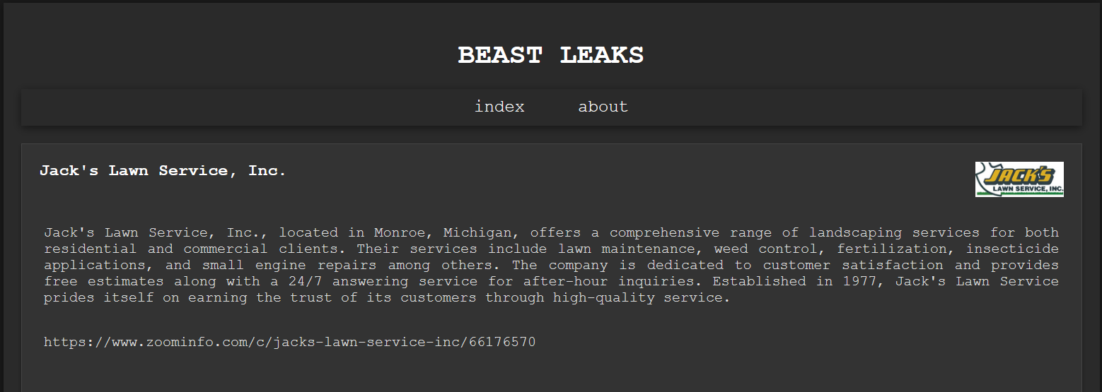 Jack的草坪服务成为BEAST勒索软件的受害者-xLab 威胁情报