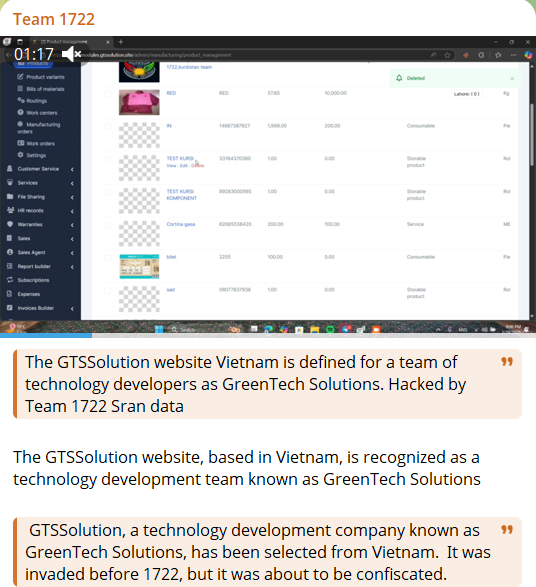 Team 1722瞄准GTSSolution网站-xLab 威胁情报