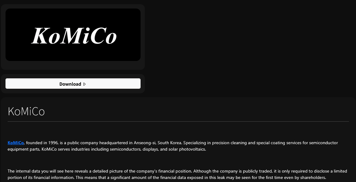 KoMiCo falls victim to ANUBIS Ransomware-xLab 威胁情报