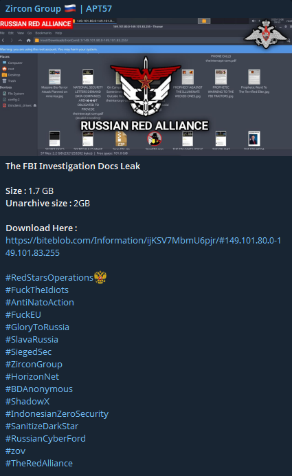 涉嫌数据泄露联邦调查局调查文件-xLab 威胁情报
