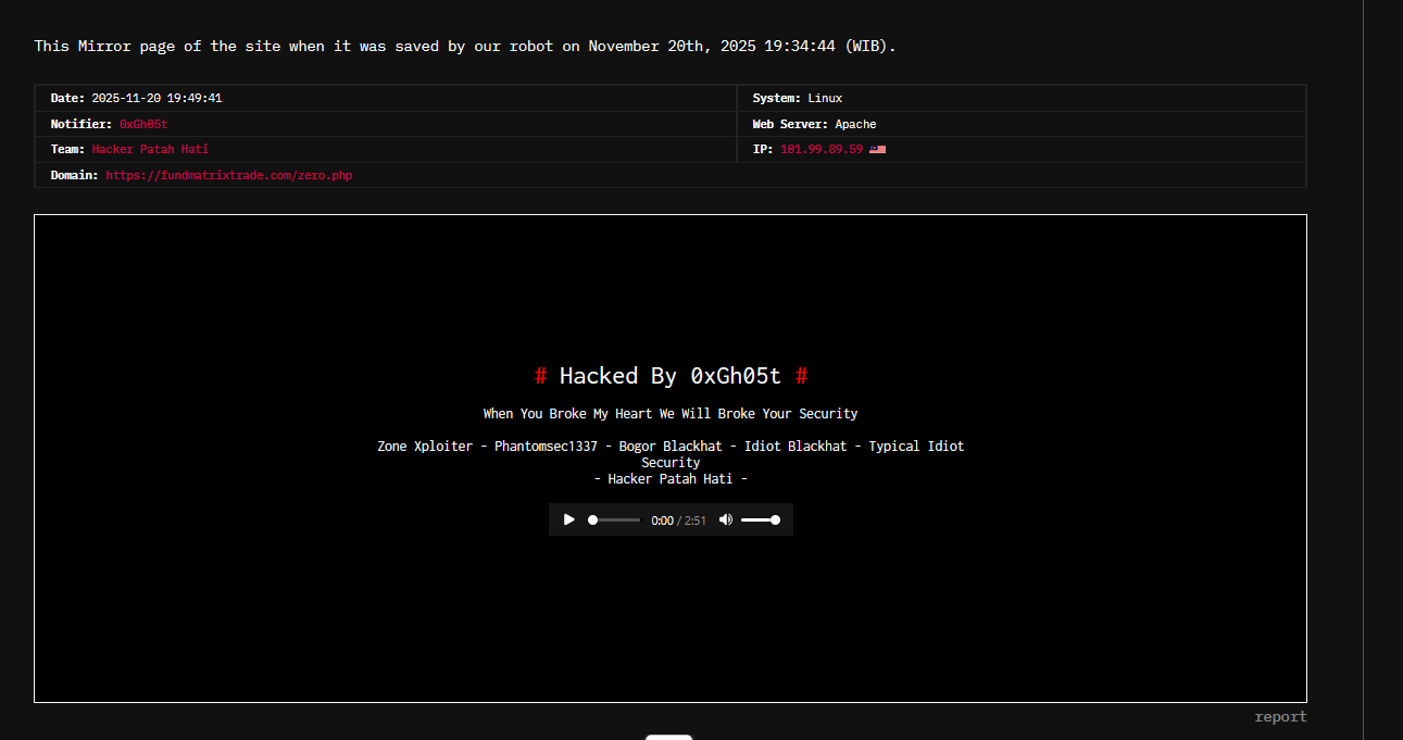 心碎的黑客瞄准Fundmatrix Trade网站-xLab 威胁情报