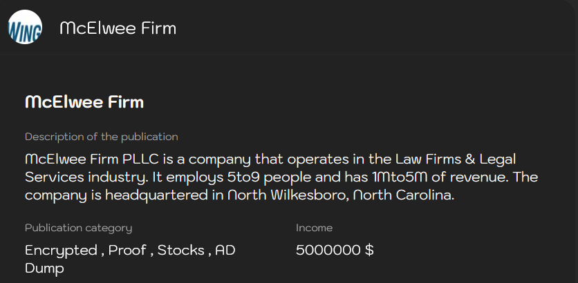 McElwee律师事务所成为LYNX勒索软件的受害者-xLab 威胁情报