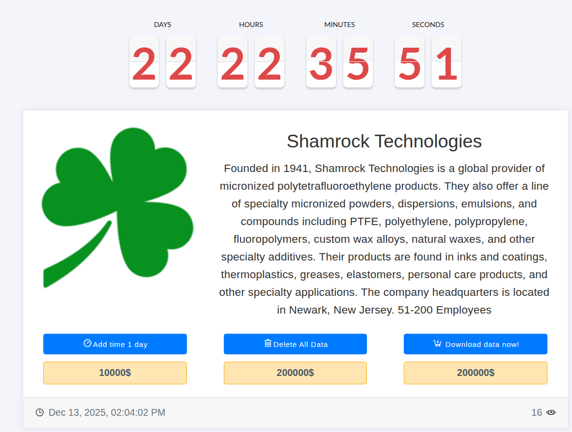三叶草科技公司成为MEDUSA勒索软件的受害者-xLab 威胁情报