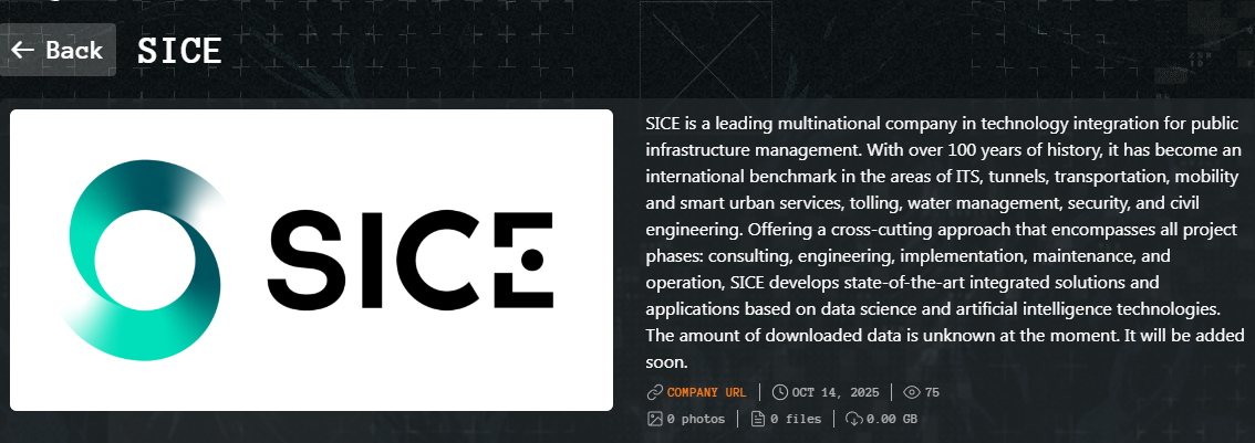 SICE成为Qilin勒索软件的受害者-xLab 威胁情报