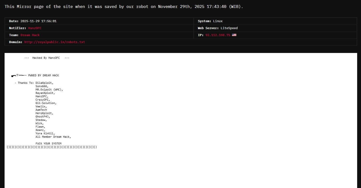 Dream Hack瞄准Royal公立学校网站-xLab 威胁情报