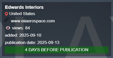 Edwards Interiors Inc.成为PLAY勒索软件的受害者-xLab 威胁情报