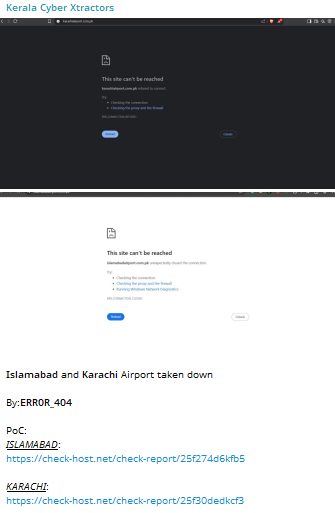 Kerala Cyber Xtractors瞄准真纳国际机场网站-xLab 威胁情报