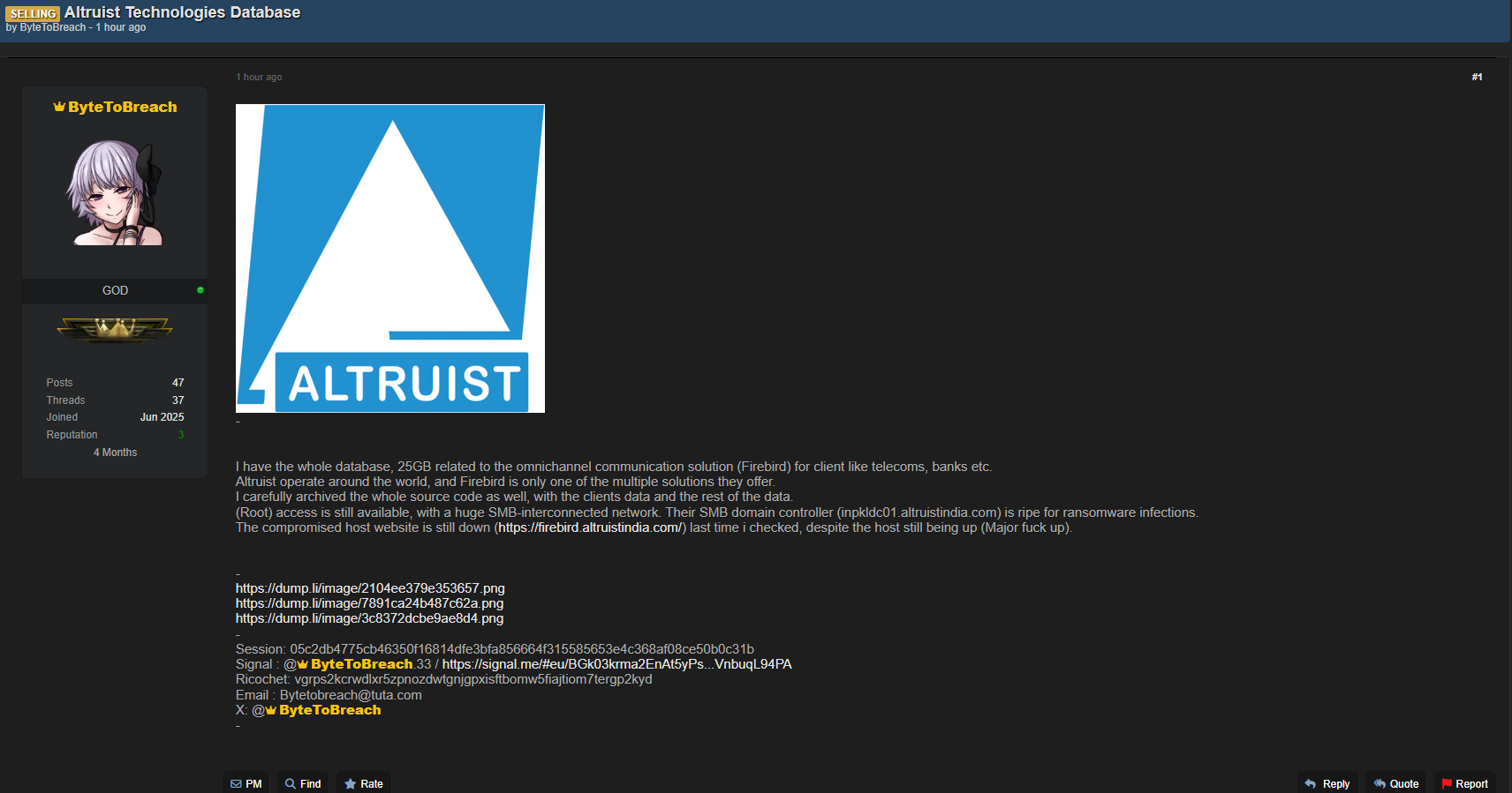涉嫌出售利他技术的数据-xLab 威胁情报
