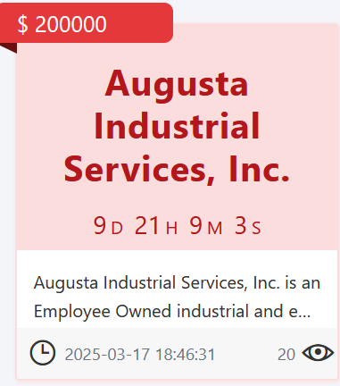 INC.Augusta Industrial Services成为MEDUSA勒索软件的受害者-xLab 威胁情报