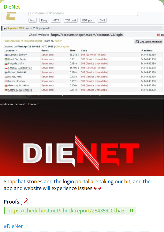 DieNet瞄准Snapchat网站-xLab 威胁情报
