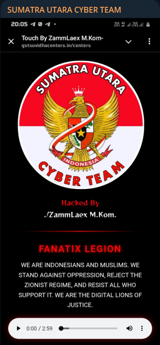 北苏门答腊CYBER团队瞄准GST Suvidha中心网站-xLab 威胁情报