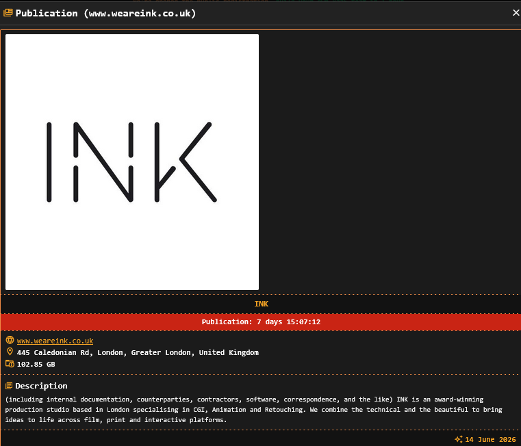 INK falls victim to DragonForce ransomware-xLab 威胁情报