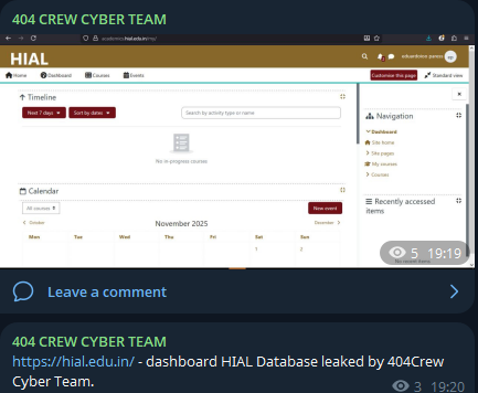 拉达克喜马拉雅替代方案研究所(HIAL)涉嫌数据库泄露-xLab 威胁情报