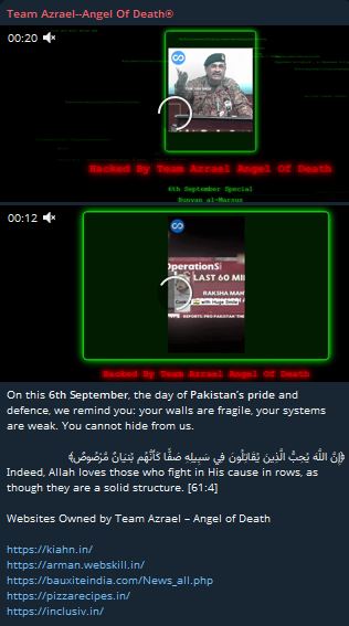 Team Azrael Angel Of Death针对印多家网站-xLab 威胁情报
