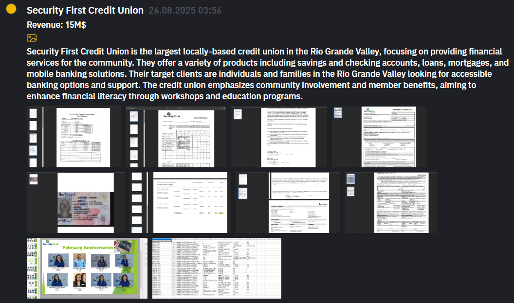 安全第一信贷Union成为INC RANSOM勒索软件的受害者-xLab 威胁情报