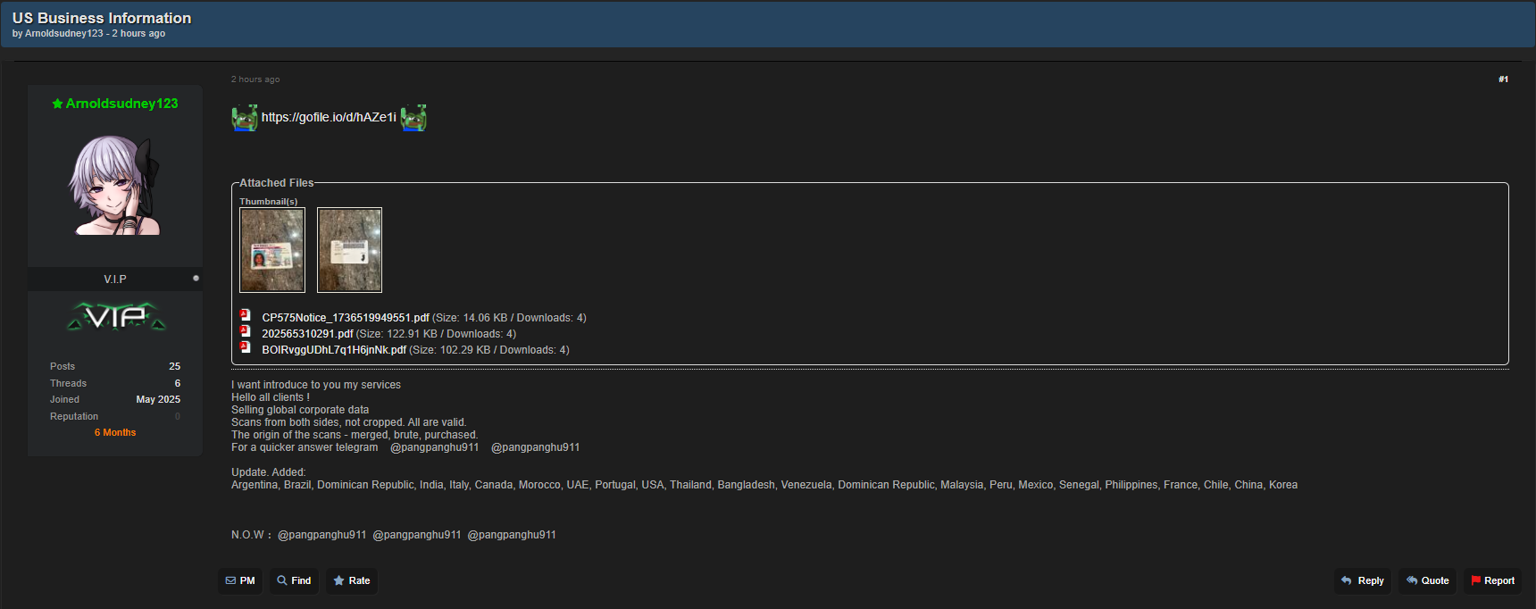 涉嫌数据泄露美国商业信息-xLab 威胁情报