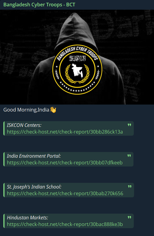 孟加拉Cyber部队-BCT瞄准印环境门户网站-xLab 威胁情报