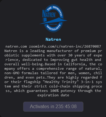Natren, Inc. falls victim to The Gentlemen Ransomware-xLab 威胁情报