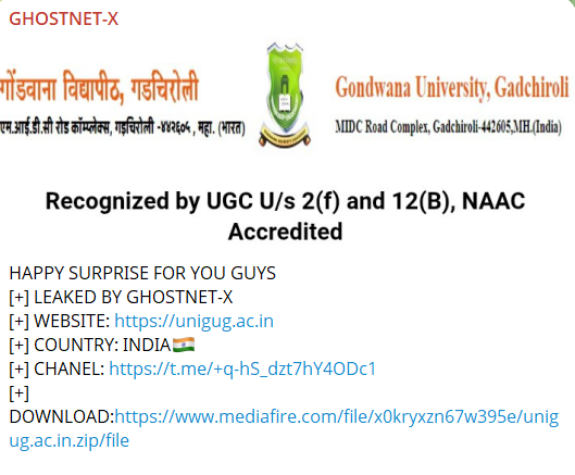 冈瓦纳大学涉嫌数据外泄-xLab 威胁情报