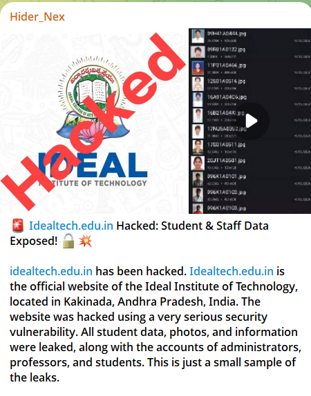 理想理工学院涉嫌数据外泄-xLab 威胁情报