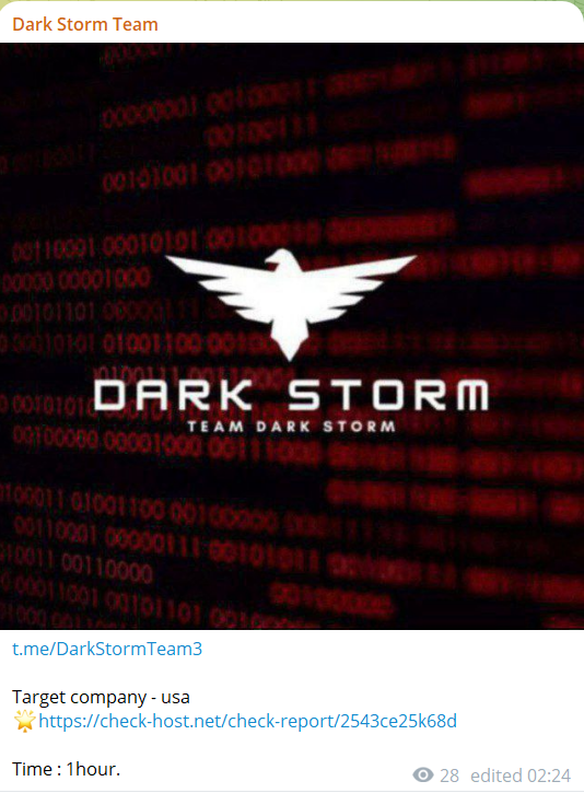 Dark Storm Team瞄准Target网站-xLab 威胁情报