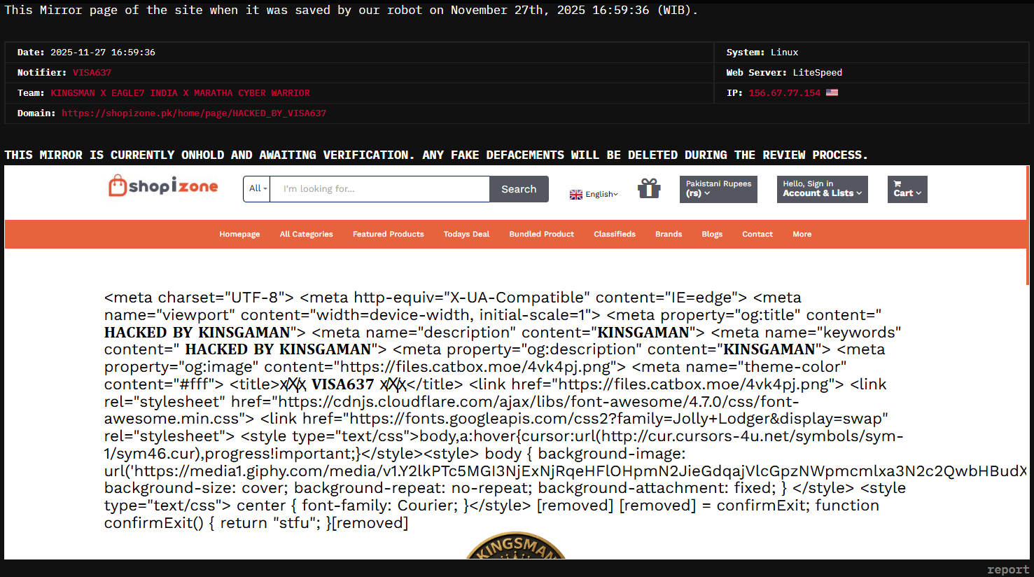 VISA637针对Shopizone的网站-xLab 威胁情报