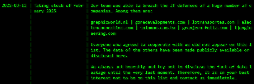 电子Connect公司成为Akira勒索软件的受害者-xLab 威胁情报