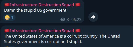 基础设施破坏小组声称目标是美国-xLab 威胁情报