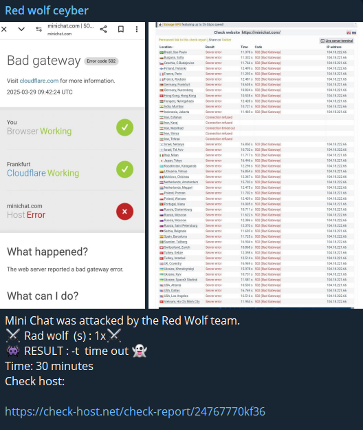 Red狼ceyber瞄准Minichat网站-xLab 威胁情报