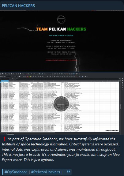 据称未经授权进入伊斯兰堡空间技术研究所-xLab 威胁情报