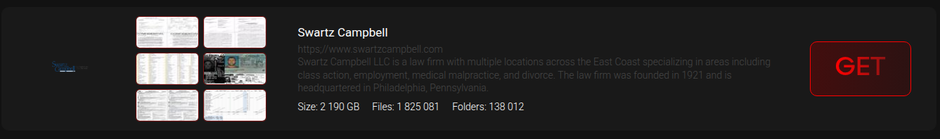 Swartz Campbell将victim归咎于INTERLOCK勒索软件-xLab 威胁情报