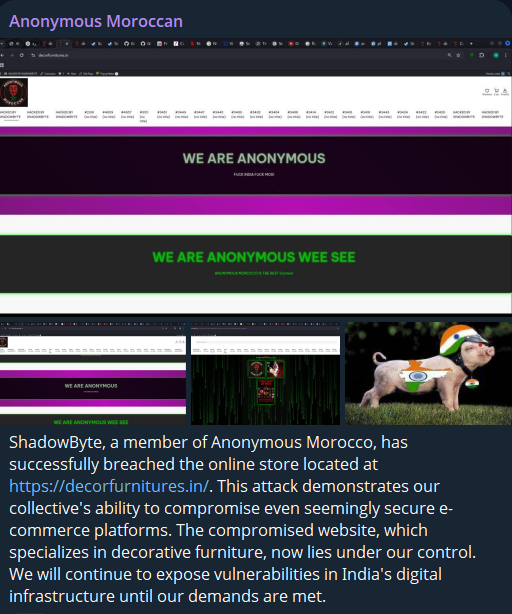 Anonymous摩洛哥目标装饰家具网站-xLab 威胁情报