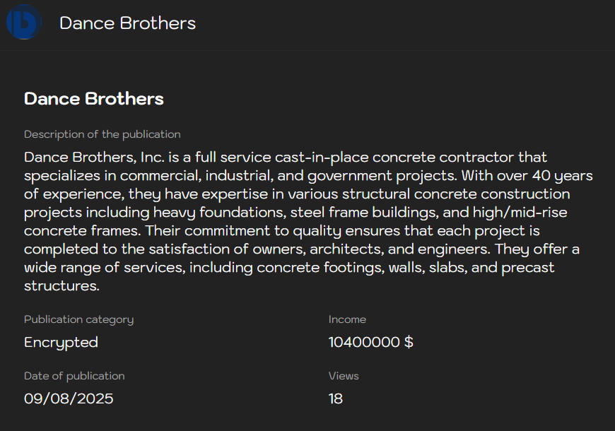 Dance Brothers、Inc.成为Sinobi勒索软件的受害者-xLab 威胁情报