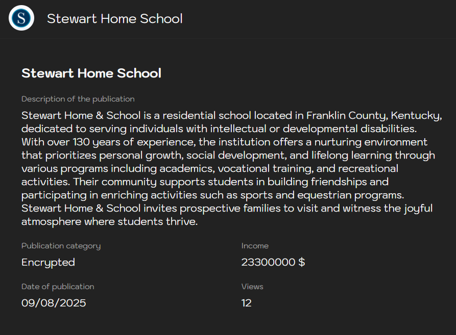 Stewart Home&School成为Sinobi勒索软件的受害者-xLab 威胁情报