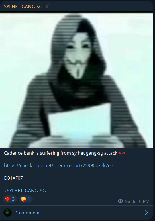 SYLHET GANG-SG瞄准Cadence银行网站-xLab 威胁情报