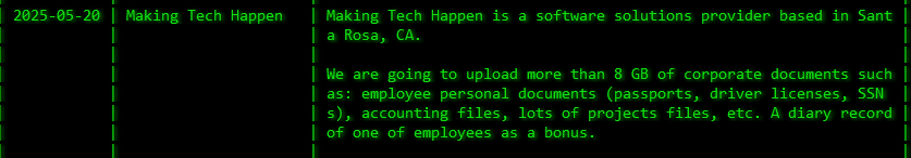 Making Tech Happen成为Akira勒索软件的受害者-xLab 威胁情报