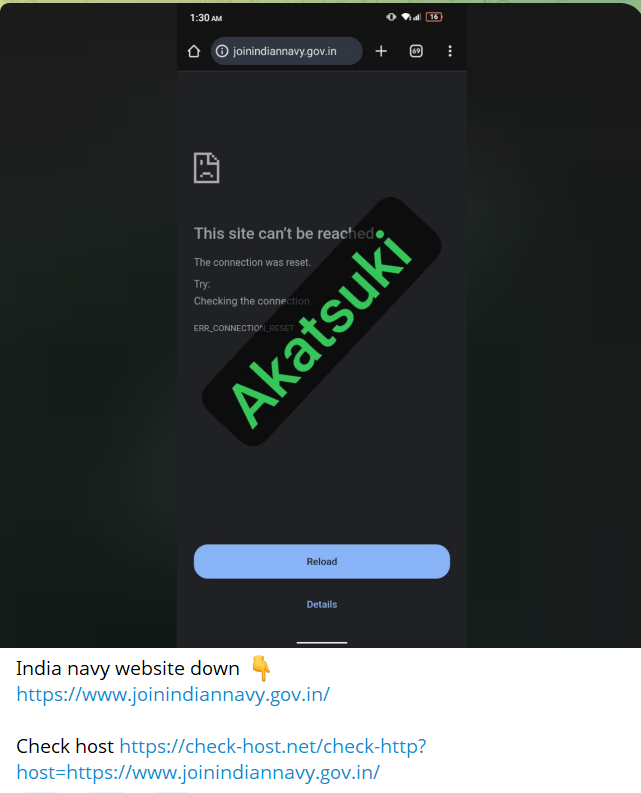 晓cyber团队瞄准加入印度海军网站-xLab 威胁情报