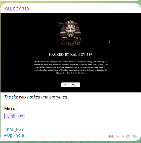 KAL EGY 319瞄准Hari Vijay Crackers网站-xLab 威胁情报