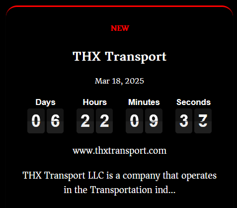 THX TRANSPORT LLC成为ARCUS MEDIA勒索软件的受害者-xLab 威胁情报