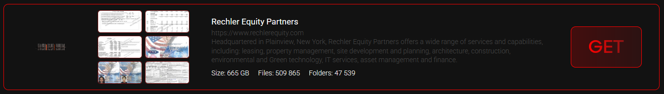 Rechler Equity Partners成为INTERLOCK勒索软件的受害者-xLab 威胁情报