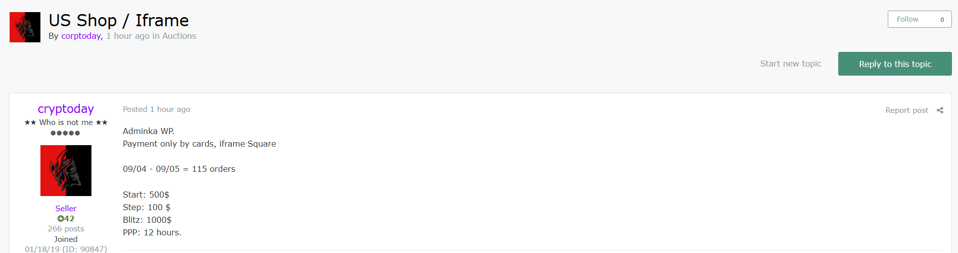 涉嫌将WP shop出售给美国一个身份不明的组织-xLab 威胁情报