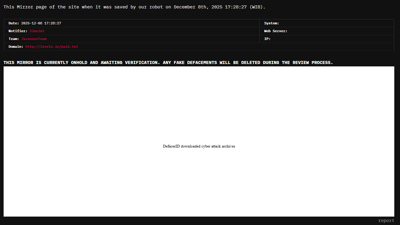 Simsimi瞄准LevelX的网站-xLab 威胁情报