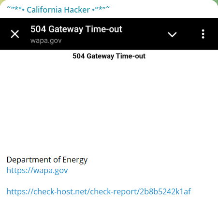 加州黑客攻击西部地区Power管理局网站-xLab 威胁情报