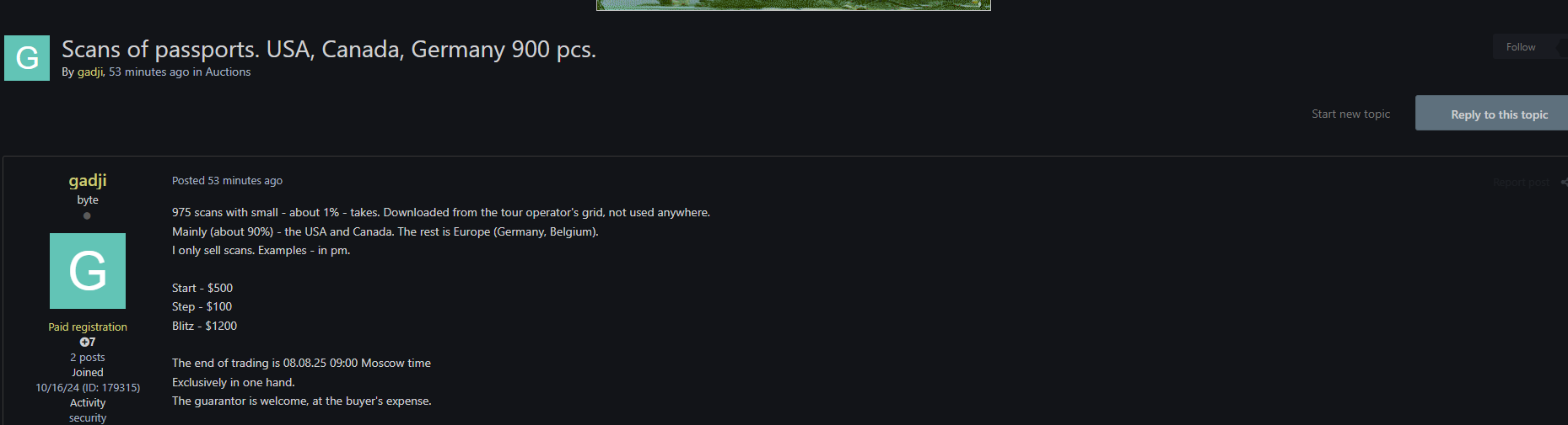 涉嫌数据泄露多国护照扫描件-xLab 威胁情报