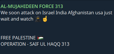 圣战者313部队声称针对多个国家-xLab 威胁情报